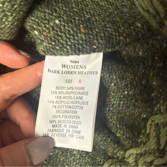 Woolrich sweater green full zip classic style - Picture 5 of 8